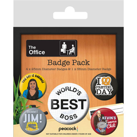 The Office Famous Quotes - Set de Badge