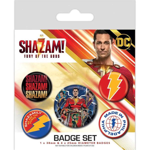 Shazam! Fury Of The Gods - Badge Pack