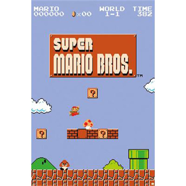 Super Mario Bros. World 1-1 - Maxi Poster