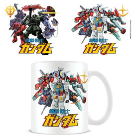 Gundam Mech Mash Up - Mug