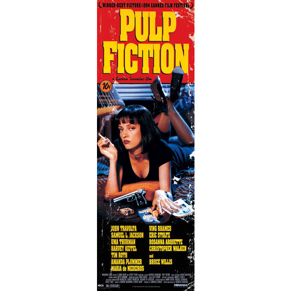 Pulp FIction Mia - Door Poster