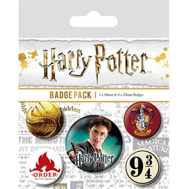 Harry Potter Gryffindor- Set de Badge