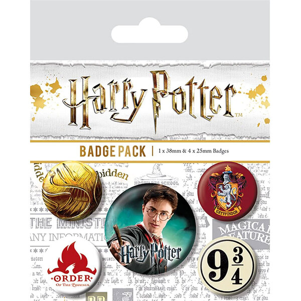 Harry Potter Gryffindor- Badge Pack