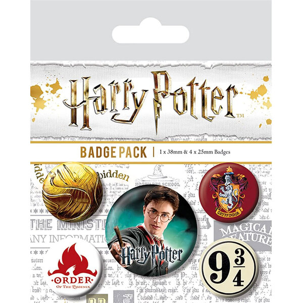 Harry Potter Gryffindor- Set de Badge