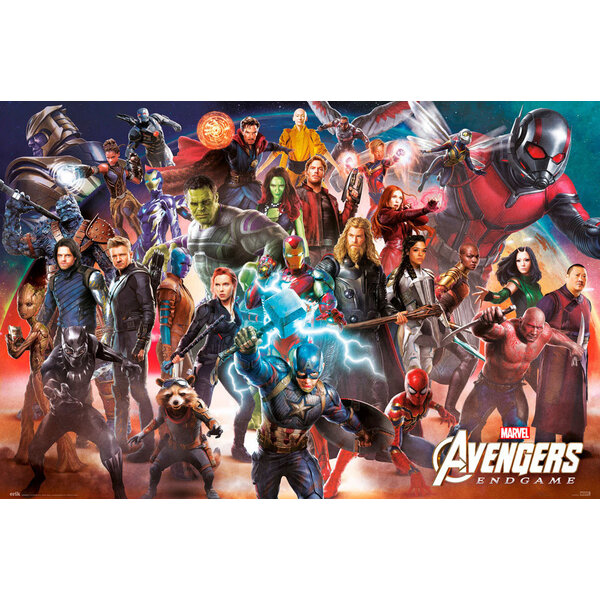 Marvel The Avengers Endgame Line-Up - Maxi Poster