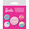 Barbie GRL PWR- Set de Badge