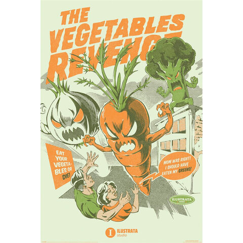 Ilustrata Revenge Of The Vegetables - Maxi Poster