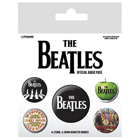 The Beatles White - Set de Badge