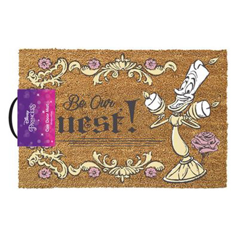 Beauty And The Beast Be Our Guest - Doormat