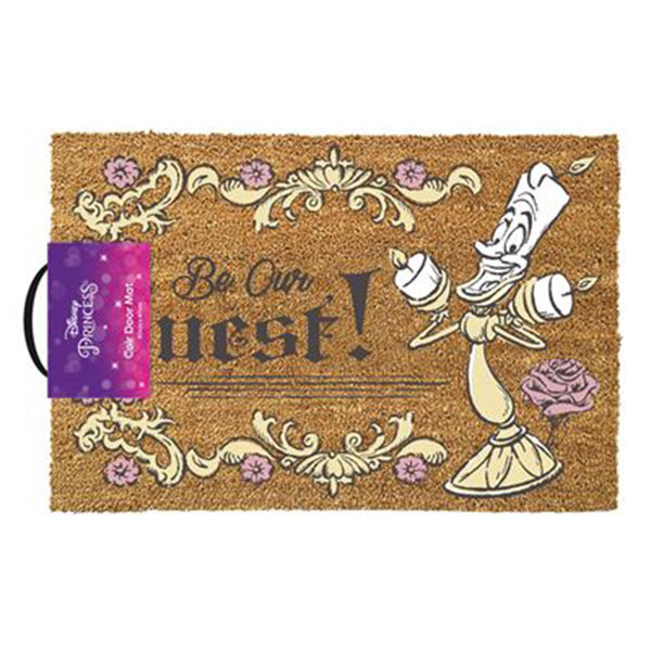 Beauty And The Beast Be Our Guest - Doormat