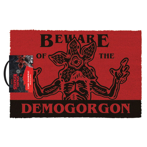 Stranger Things Beware Demogorgon - Doormat