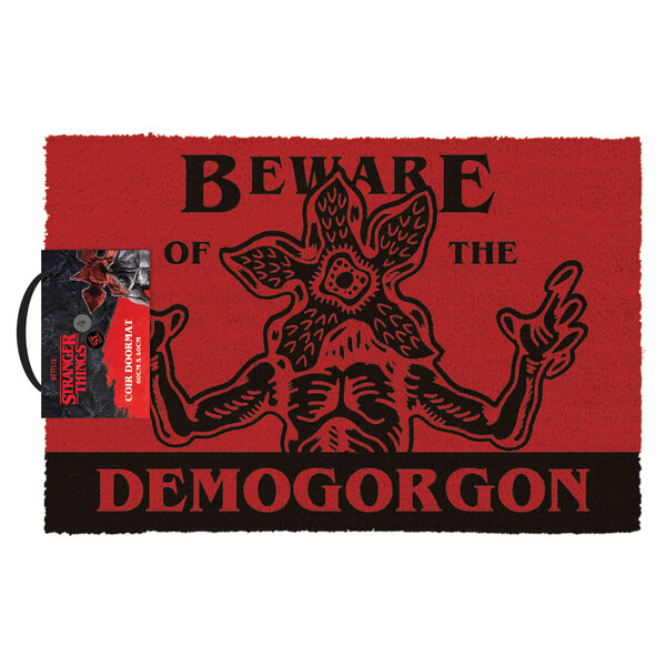Stranger Things Beware Demogorgon - Deurmat