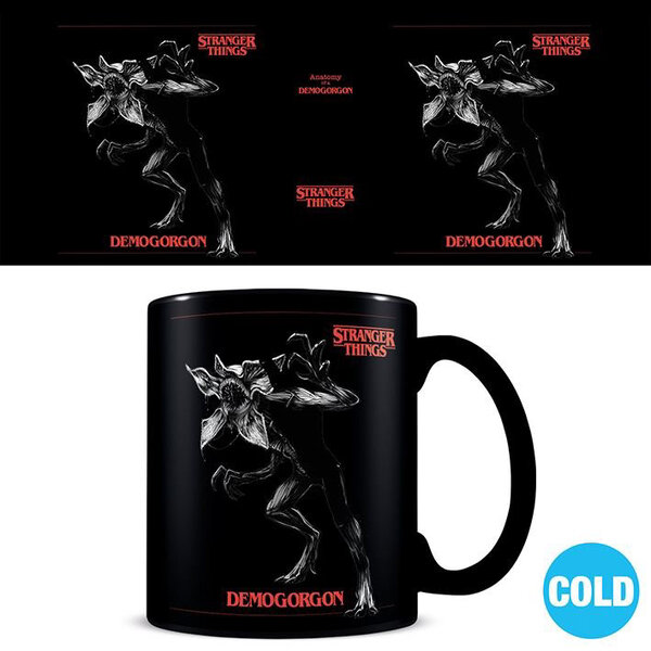 Stranger Things Anatomy Of A Demogorgon - Mugs thermo-réactifs