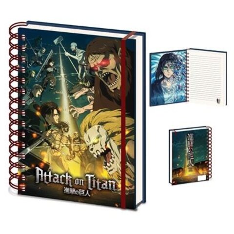 Attack On Titan S4 - A5 Cahier de Note