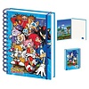 Sonic The Hedgehog Green Hill Zone Gang - A5 Cahier de Note