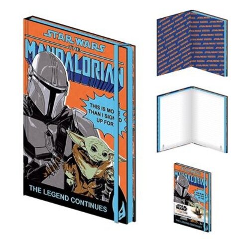 Star Wars The Mandalorian More Than I Signed Up For - Premium A5 Notebook