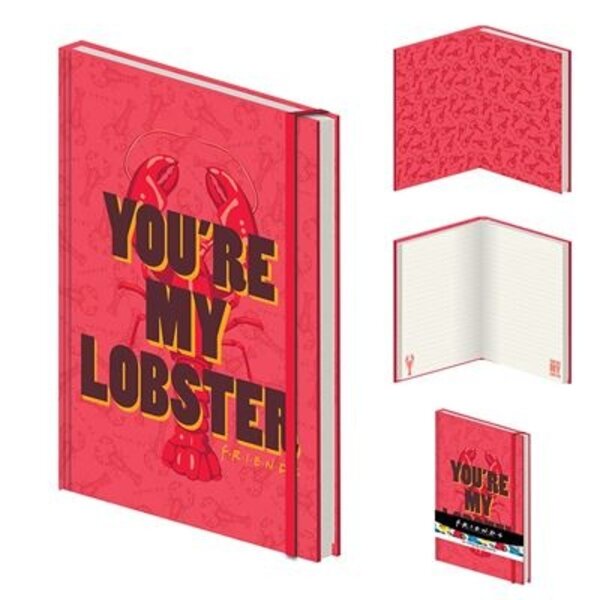 Friends You're My Lobster - Premium A5 Notitieboek