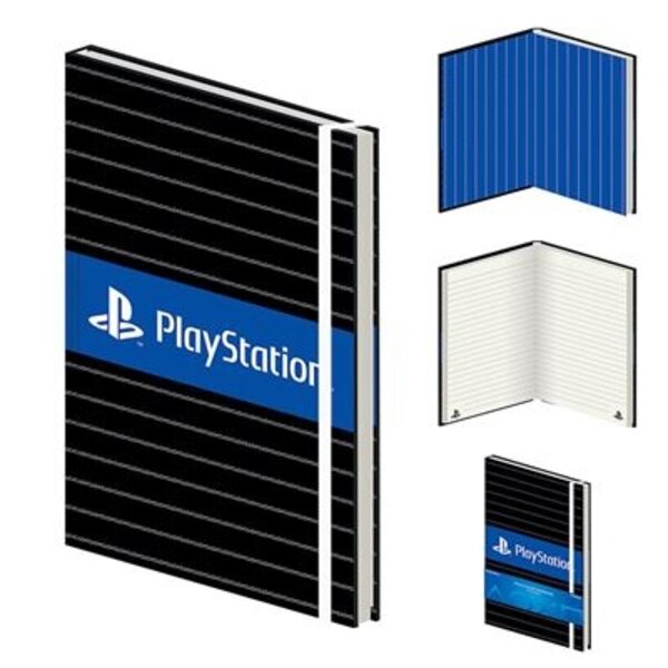 Playstation Pinstripe - Premium A5 Notebook