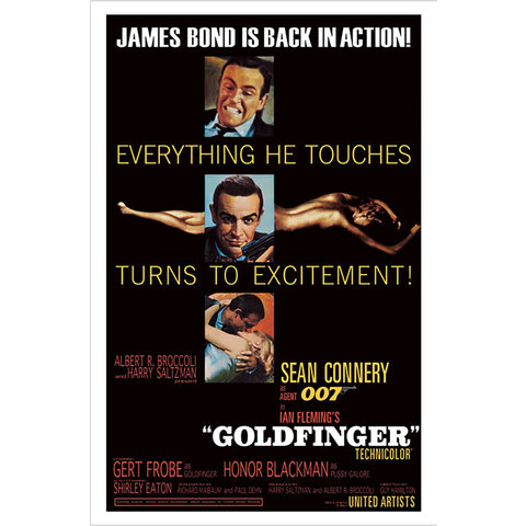 James Bond Goldfinger - Maxi Poster