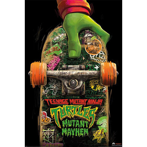 Teenage Mutant Ninja Turtles Mutant Mayhem Skate Board - Maxi Poster