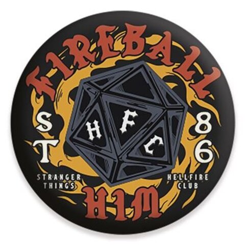 Stranger Things Fireball - 25mm Badge