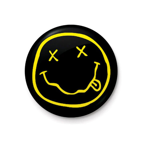 Nirvana Smiley - 25mm Badge