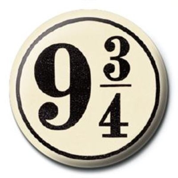 Harry Potter 9 3/4 - 25mm Badge