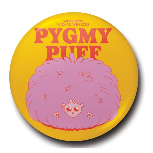 Harry Potter Wity Witchcraft Pygmy Puff - 25mm Badge