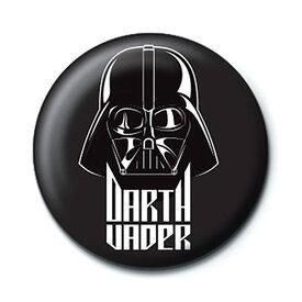 Star Wars Darth Vader Black - 25mm Badge