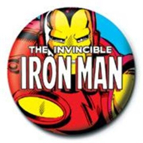 Marvel Comics Iron Man - 25mm Badge
