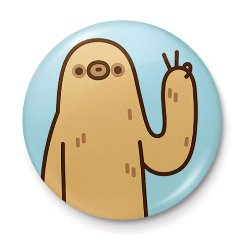 Pusheen Sloth - 25mm Badge