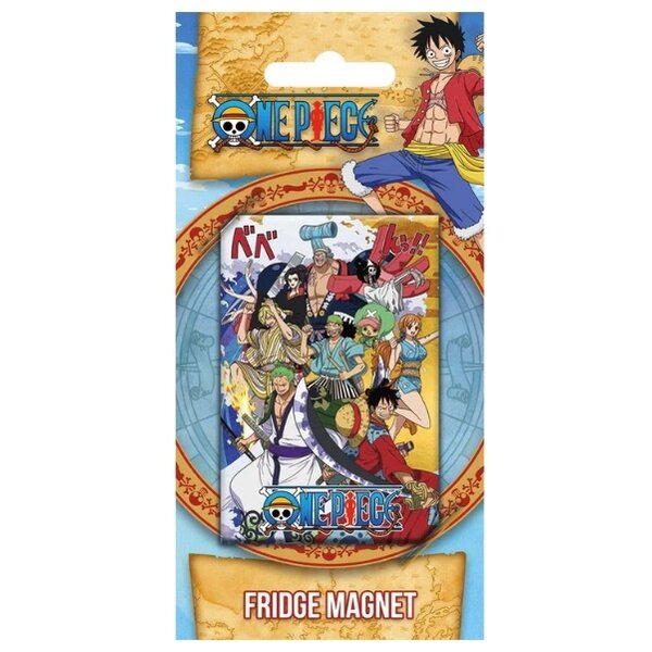 One Piece Making Waves In Wano - Koelkast Magneet