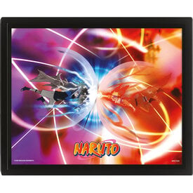 Naruto A Clash Of Power - Framed 3D Poster