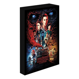 Stranger Things - Light up Canvas 30x40cm