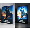 Star Wars The Mandalorian Nightfall - Light up Canvas 30x40cm