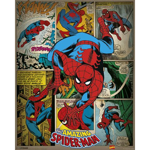 Spider-Man Retro - Mini Poster