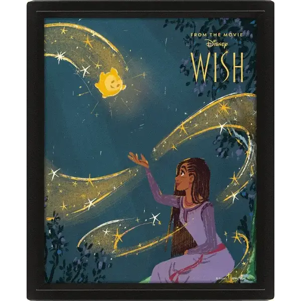 Wish Wish Come True - Framed 3D Poster