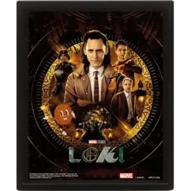 Loki Glorious Purpose - Framed 3D Poster