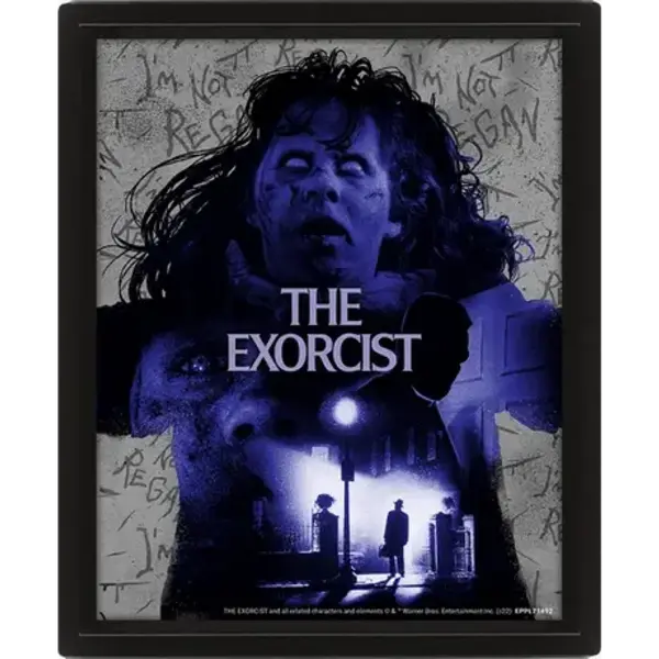 The Exorcist Exorcism - Framed 3D Poster