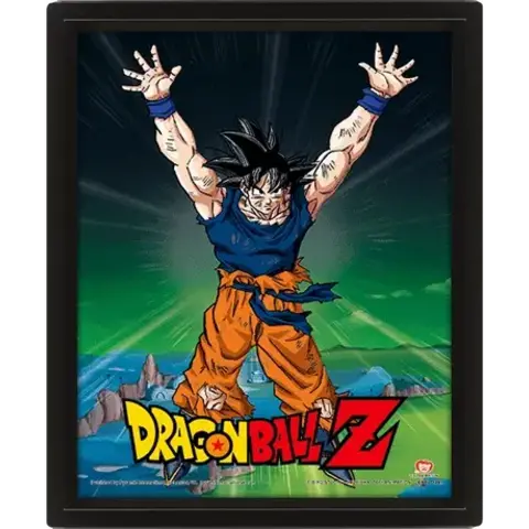 Dragon Ball Z Power Levels Increased - Affiche 3D Encadrée