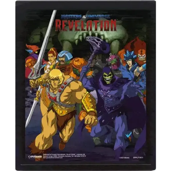 Masters Of The Universe Revelation Forces Of Good And Evil - Framed 3D Poster