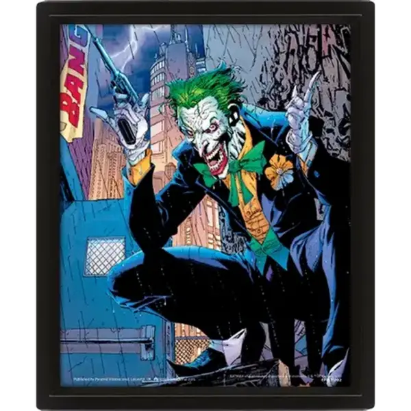 Joker Bang - Framed 3D Poster