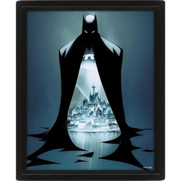 Batman Gotham Protector - Affiche 3D Encadrée