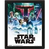 Star Wars Episode IV and V - Framed 3D Poster