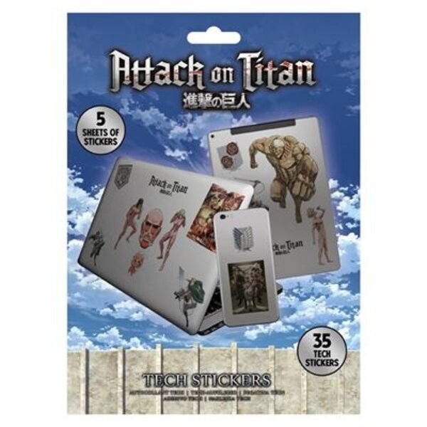 Attack On Titan S3 - Tech Stickerset