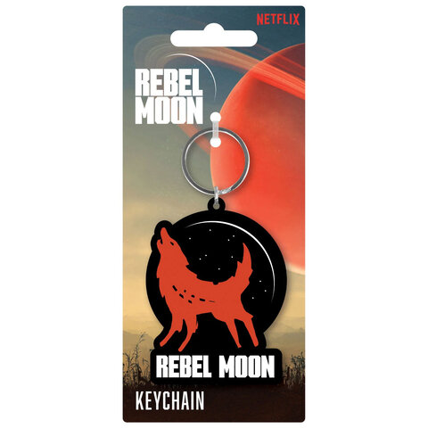 Rebel Moon Howling Wolf - Keyring