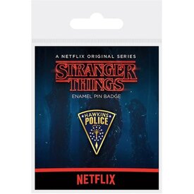 Stranger Things Hawkins Police - Badge en émail