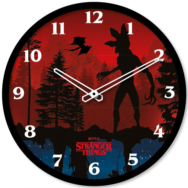 Stranger Things 4 Scene - 10" Horloge Murale