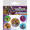 Guardians Of The Galaxy Characters - Badge Pack