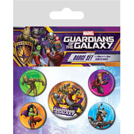 Guardians Of The Galaxy Characters - Badge Pack